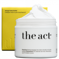 Увлажняющий органический крем для тела The Act Манго BB3MANGO 180г